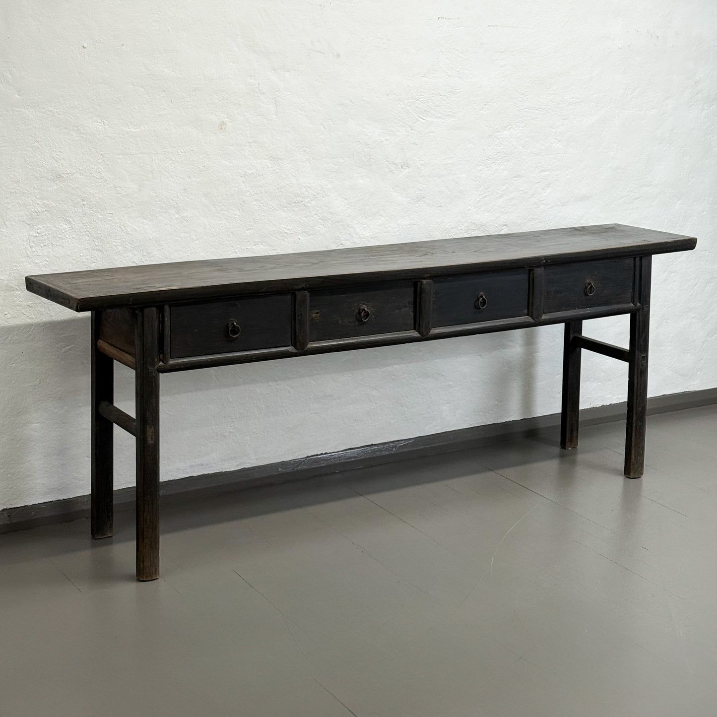 Simple 4 Drawer Console Table