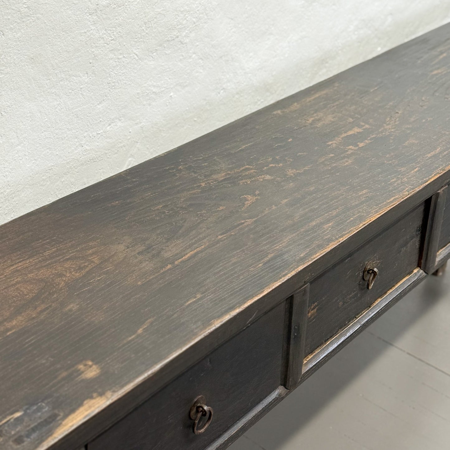 Simple 4 Drawer Console Table