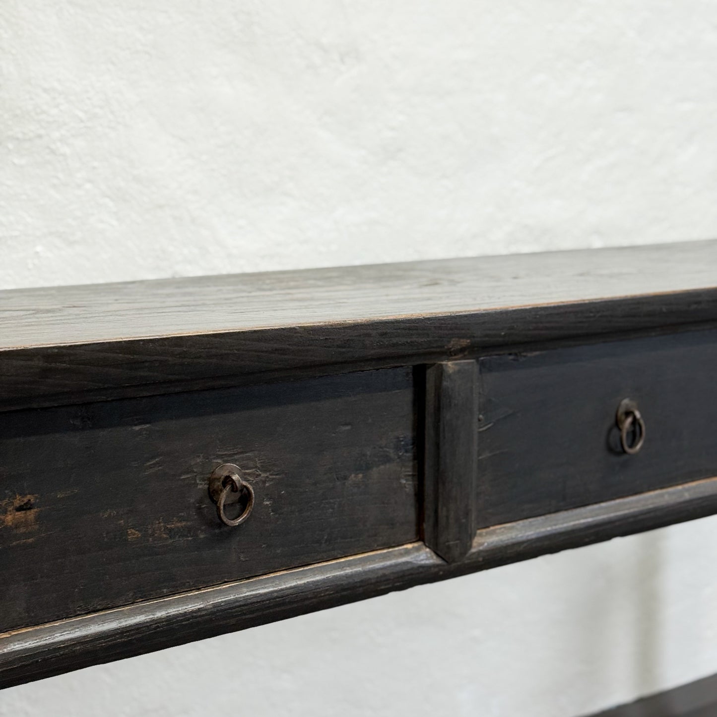 4 Drawer Elm Console Table