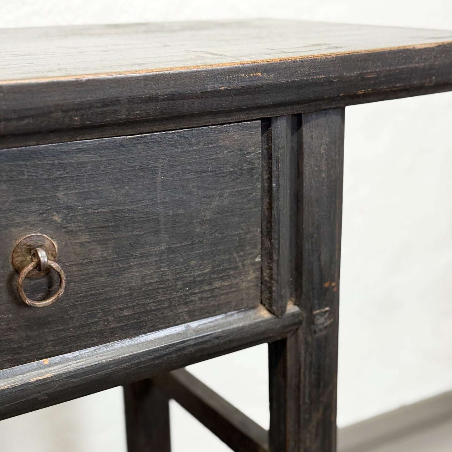 4 Drawer Elm Console Table