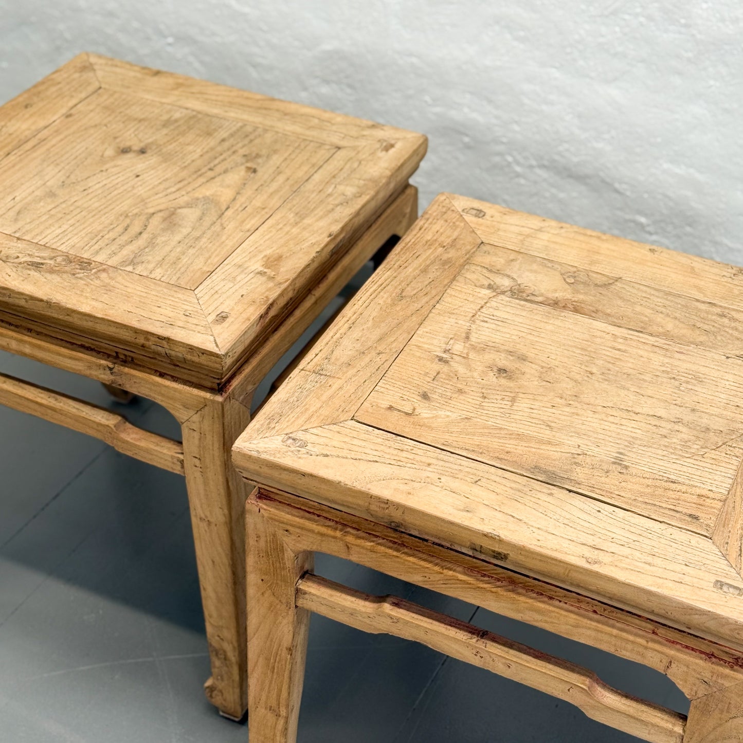 Raw Elm Side Table