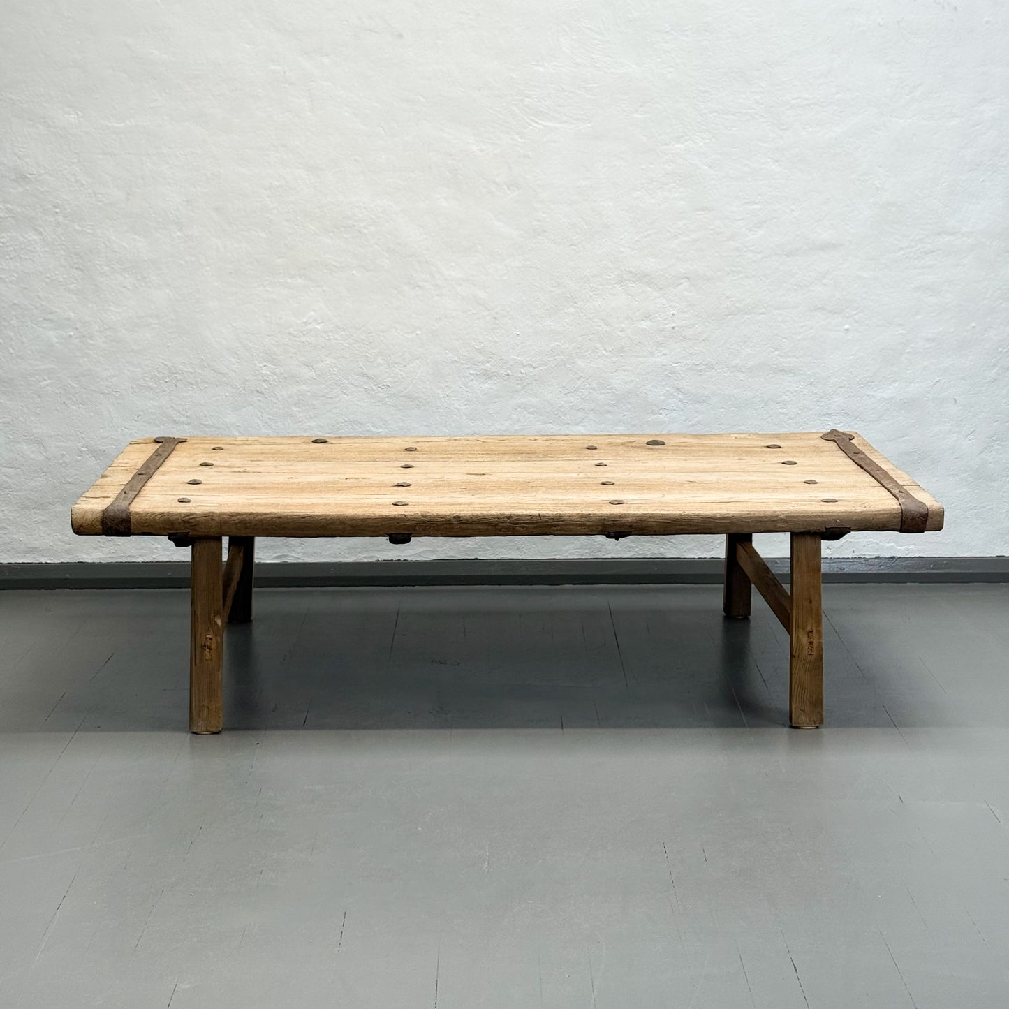 Old Studded Door Coffee Table