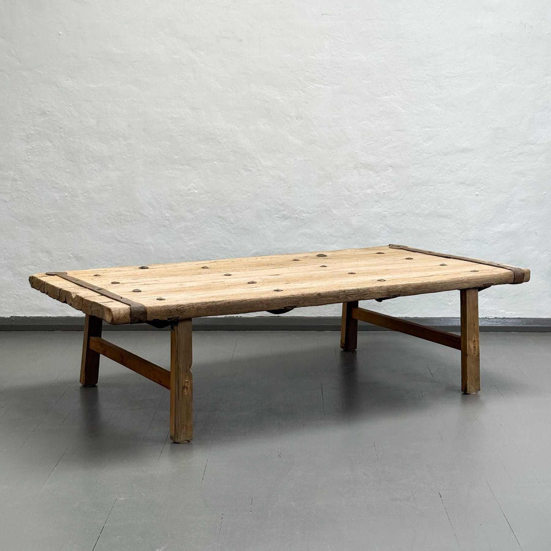 Old Studded Door Coffee Table