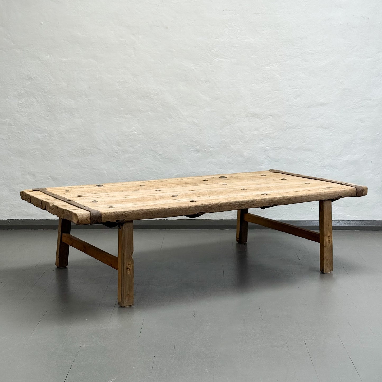 Old Studded Door Coffee Table