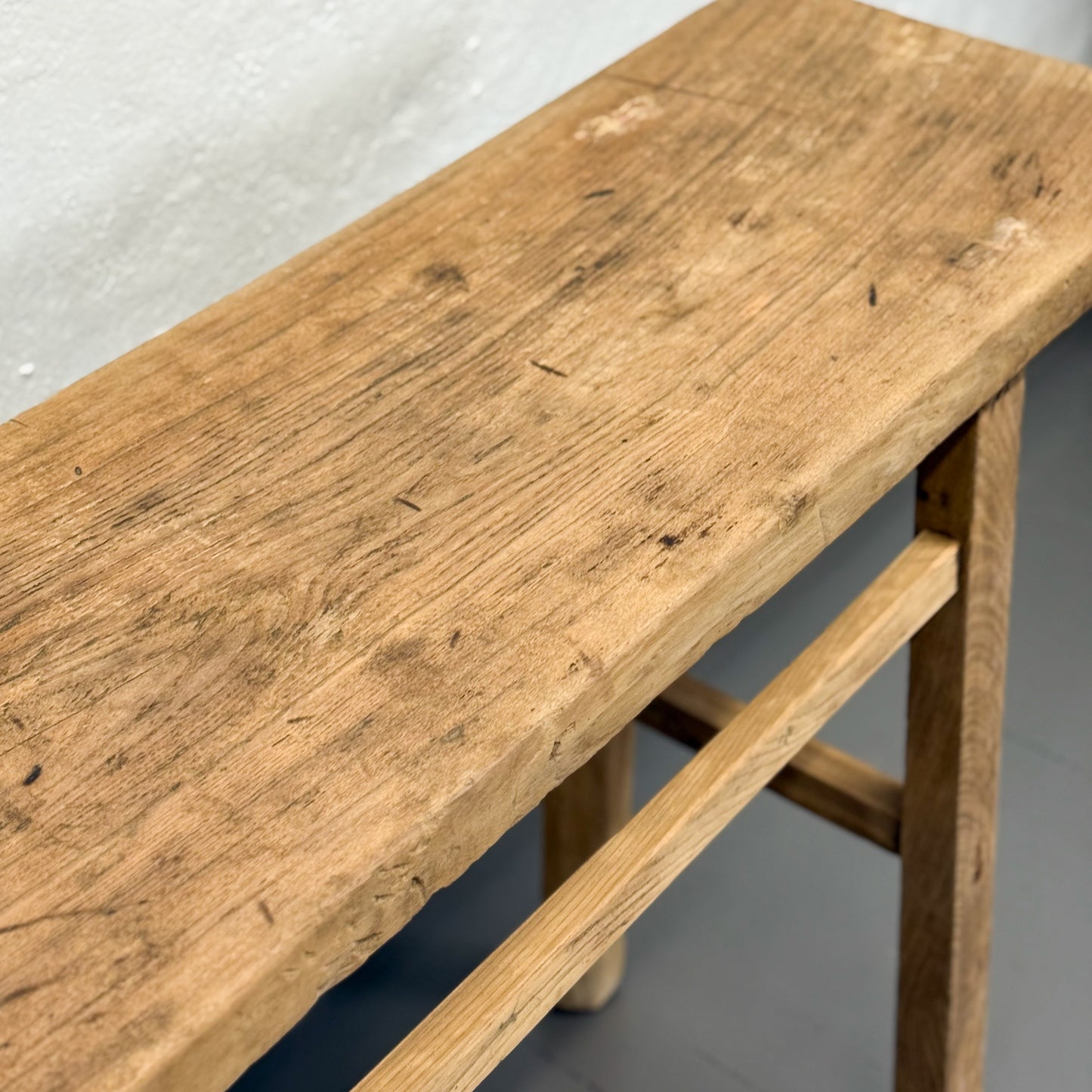 Raw Elm Console Table
