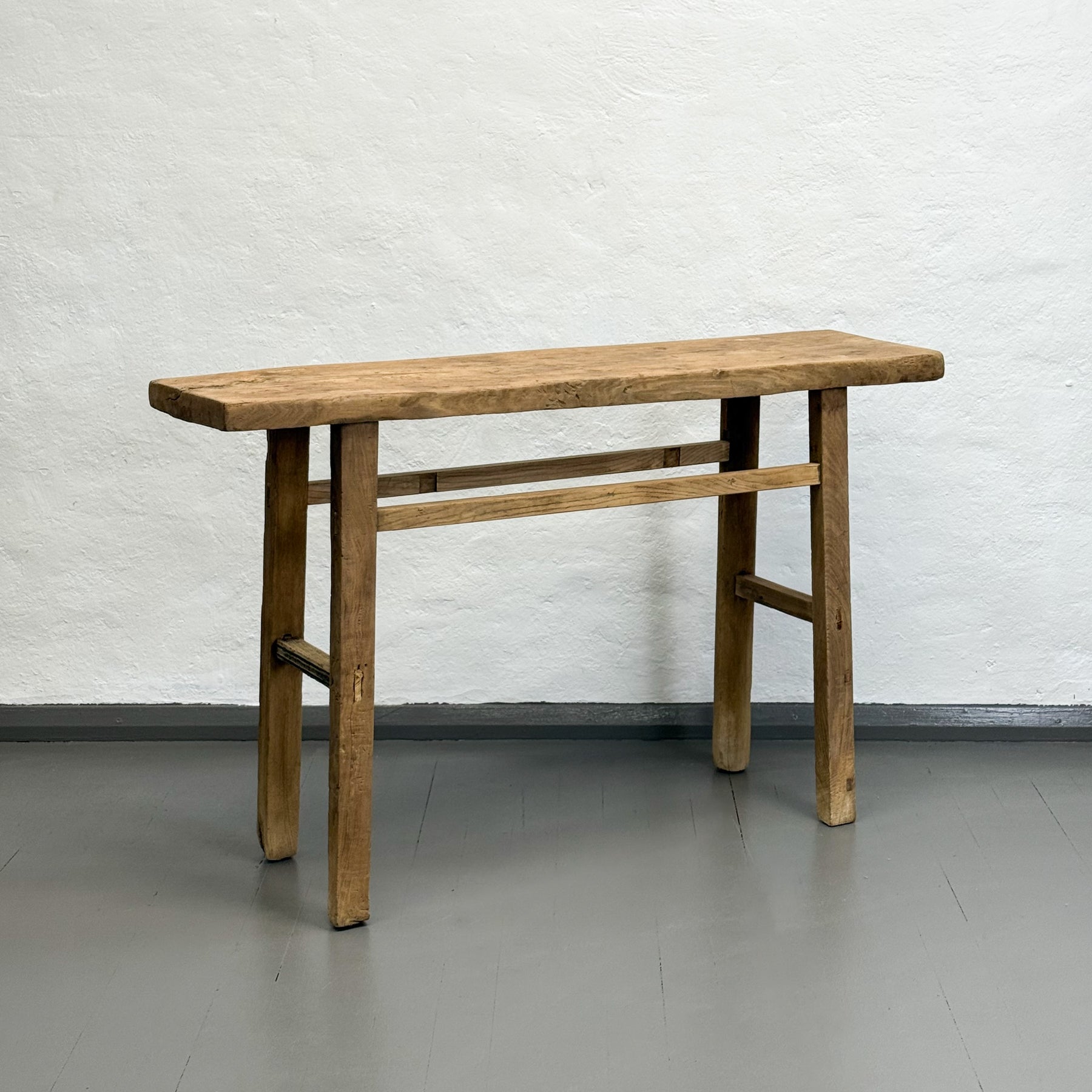 Raw Elm Console Table