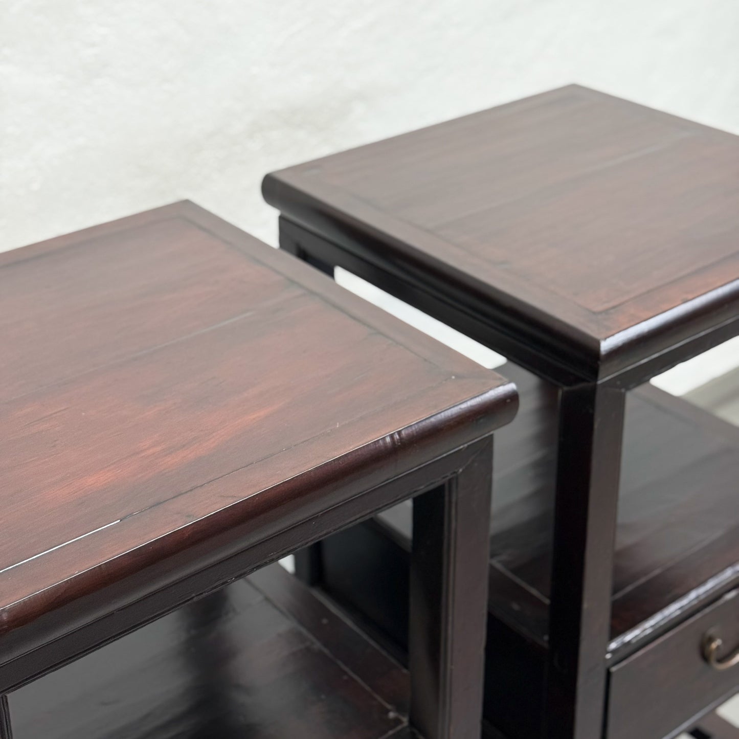 Vintage Vase Table with Drawer