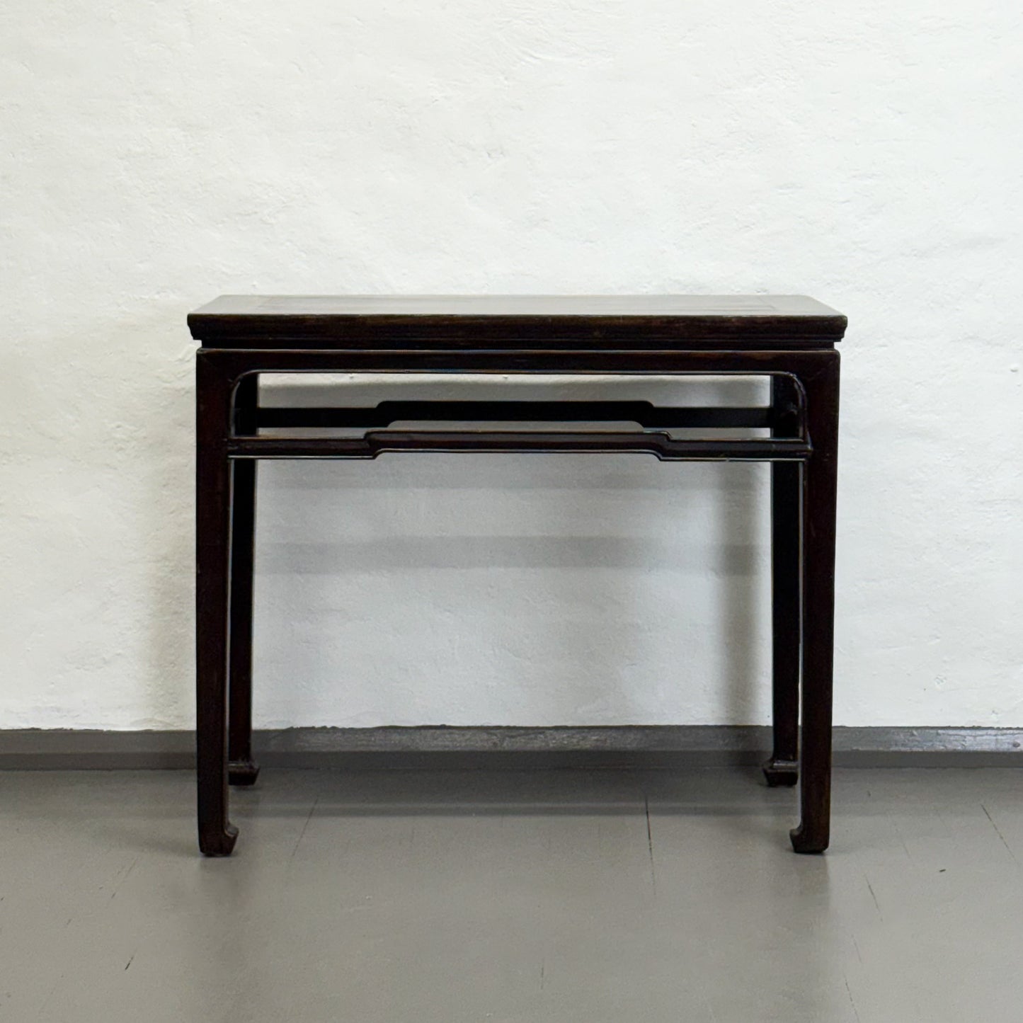 Simple Antique Elm Console