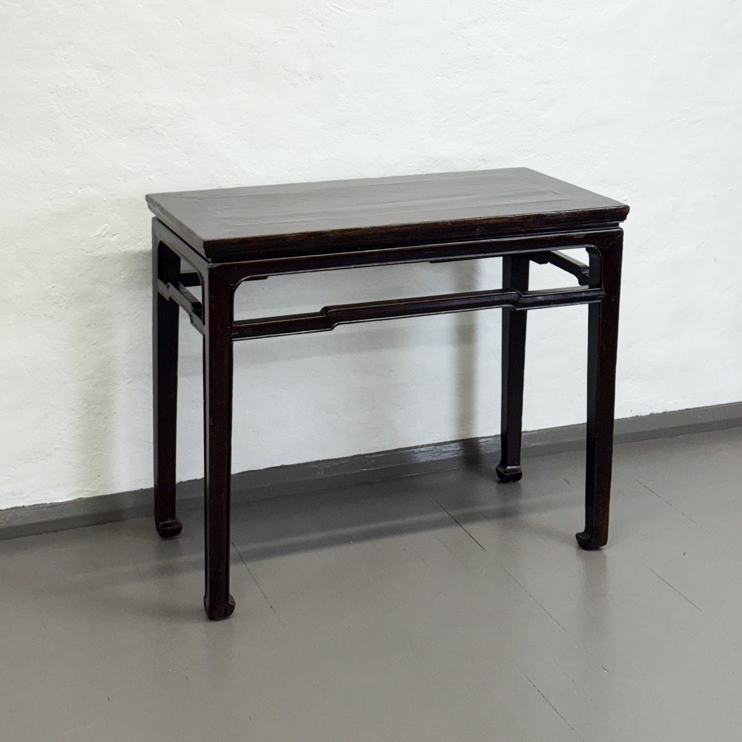 Simple Antique Elm Console