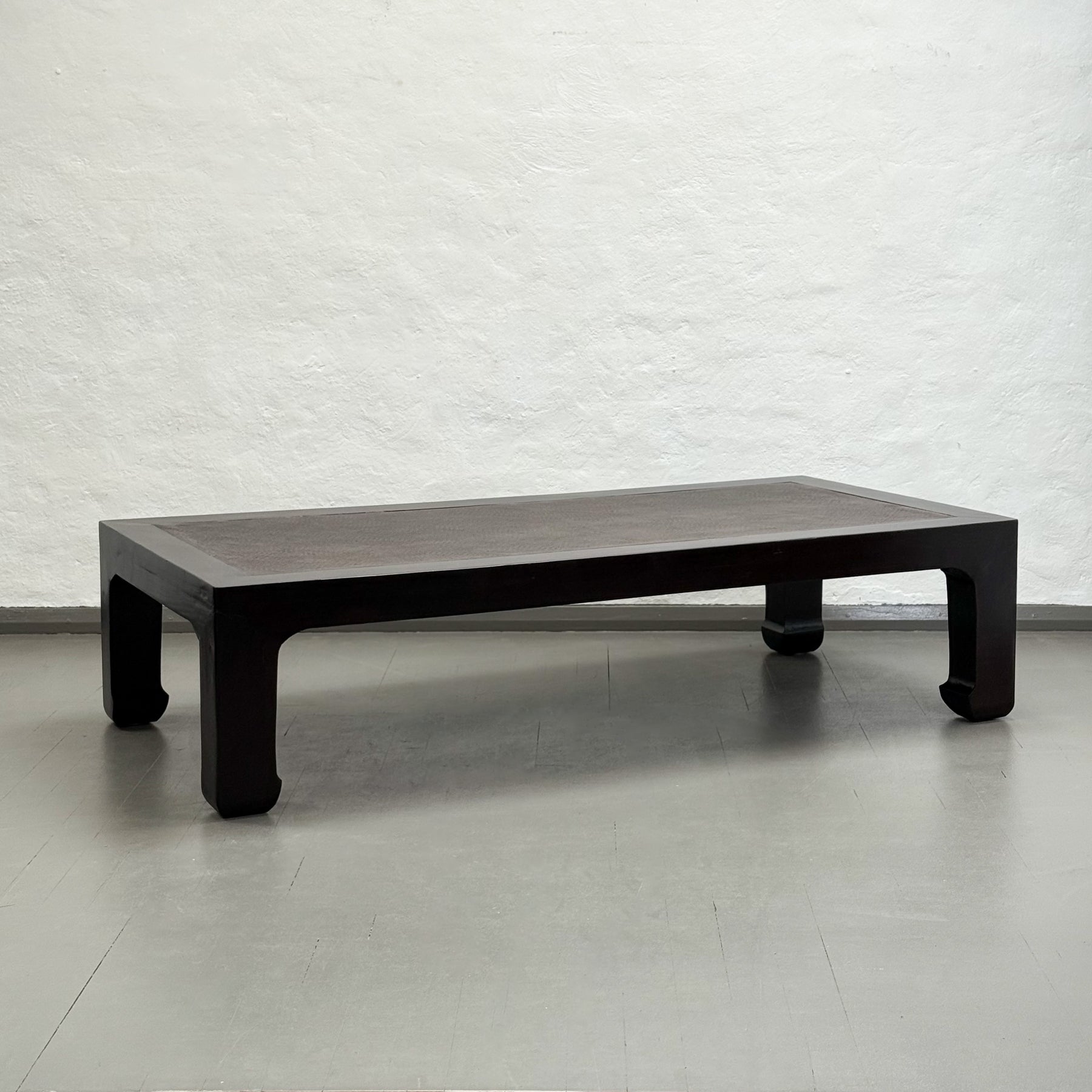 Large Daybed Coffee Table with Rattan