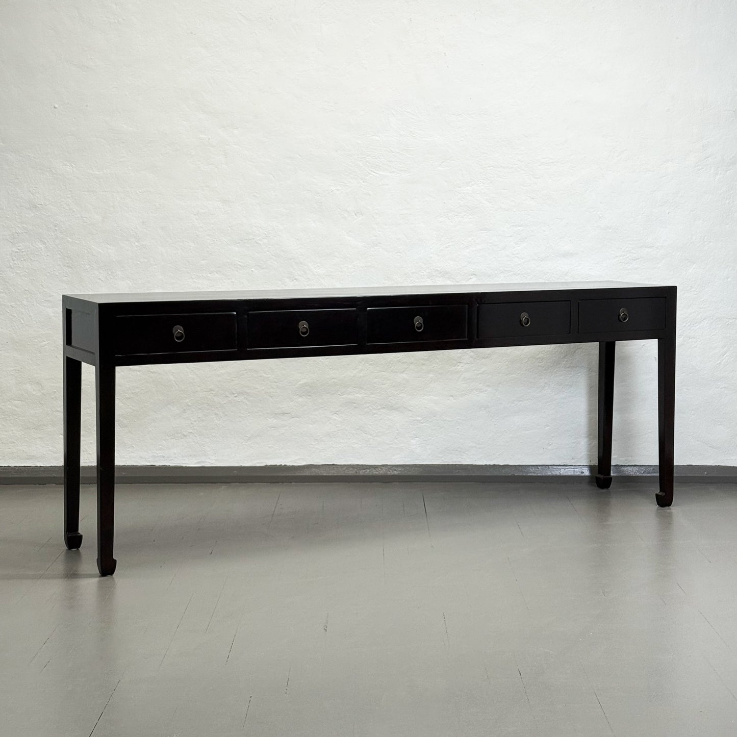 Simple 5 Drawer Console Table