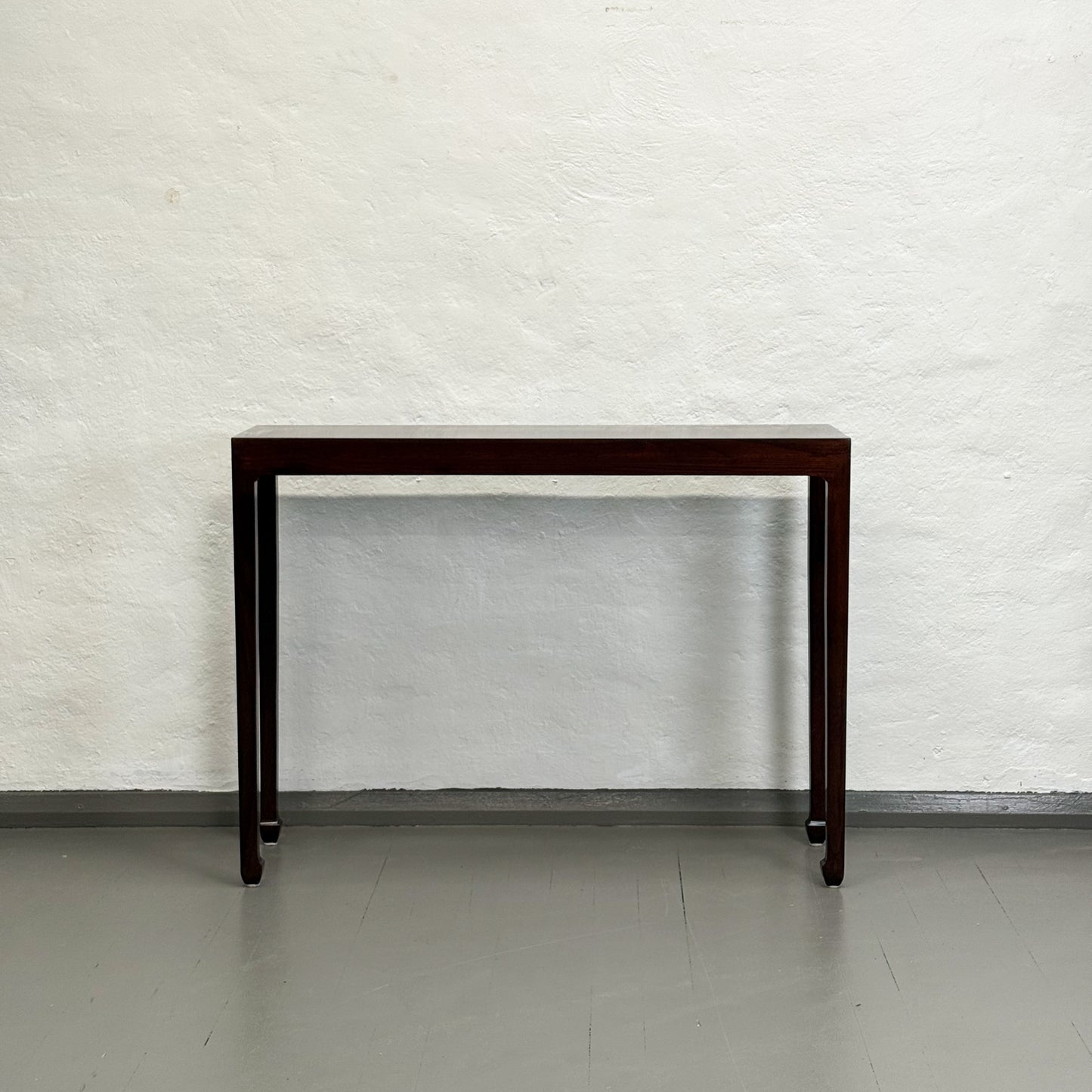 Simple Dark Brown Console Table