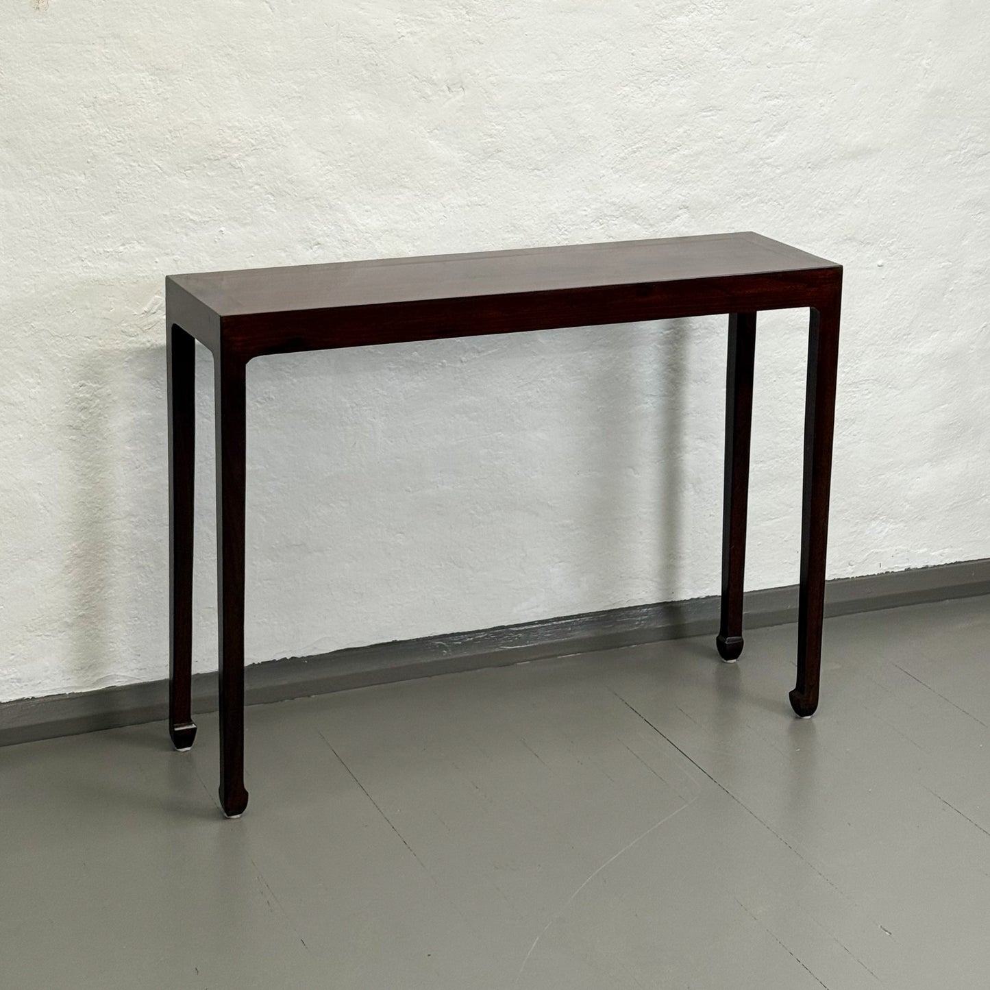 Simple Dark Brown Console Table