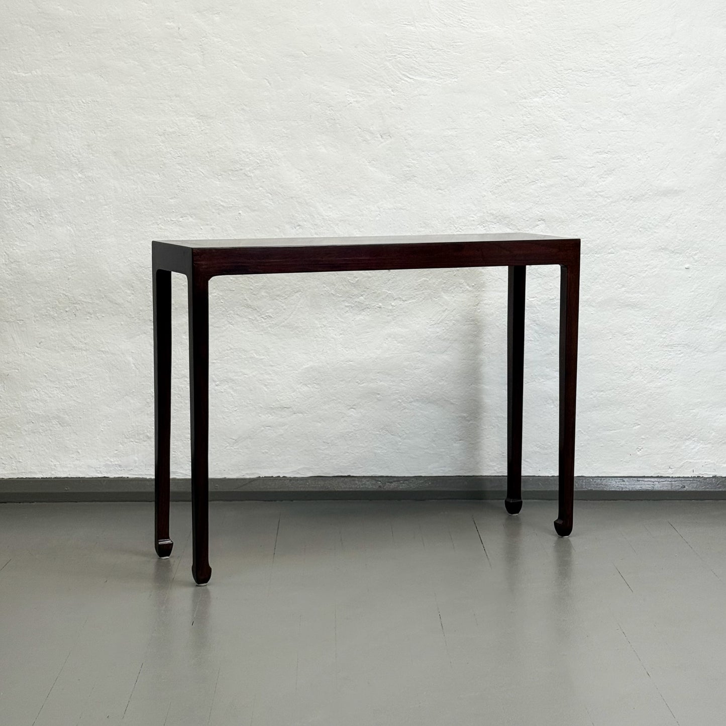 Simple Dark Brown Console Table
