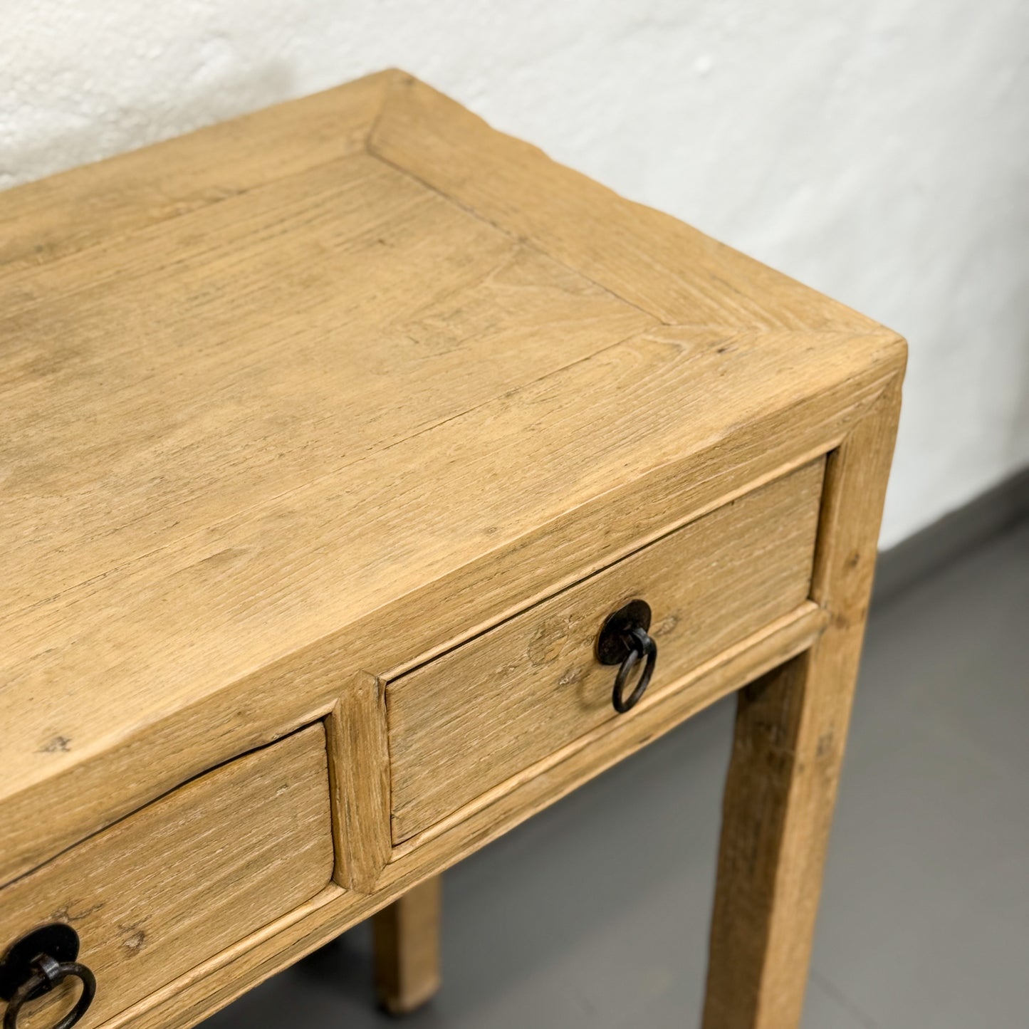 3 Drawer Elm Console Table