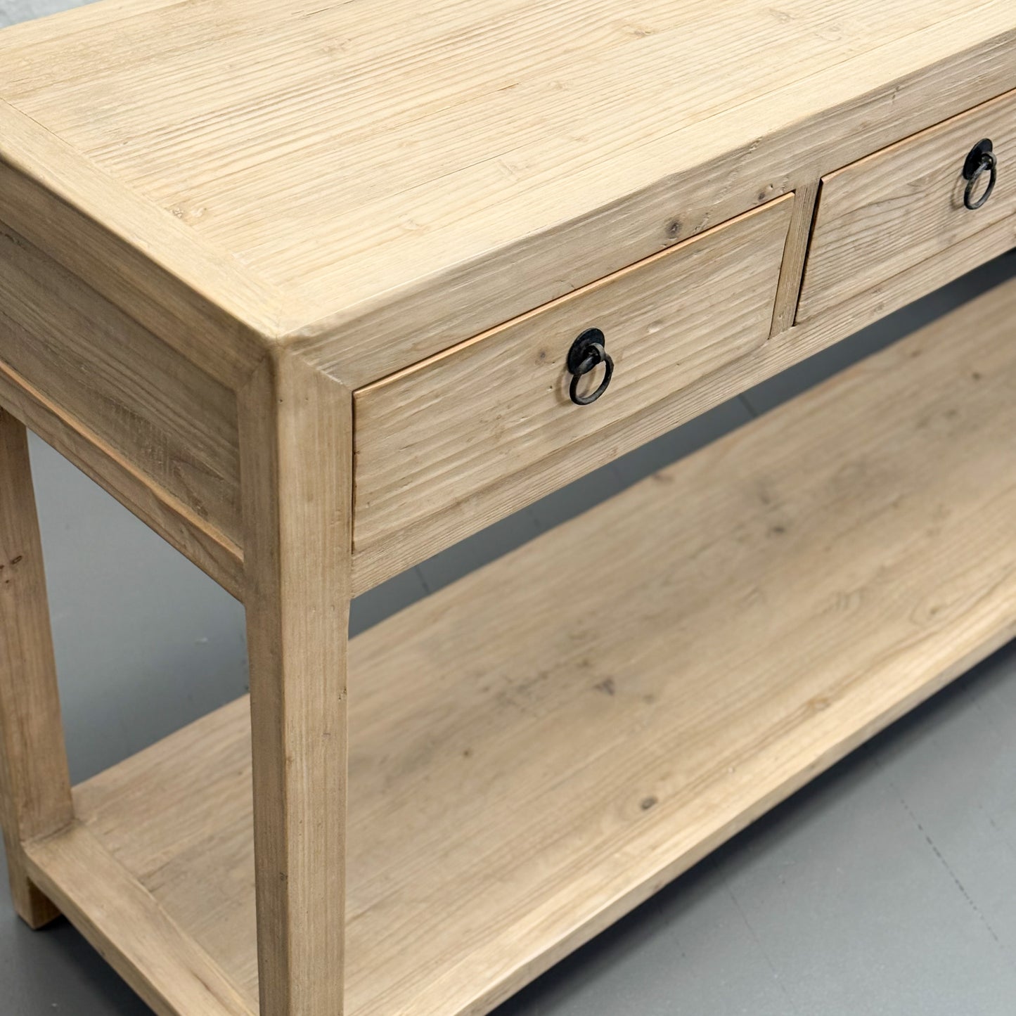 4 Drawer Table with Shelf II