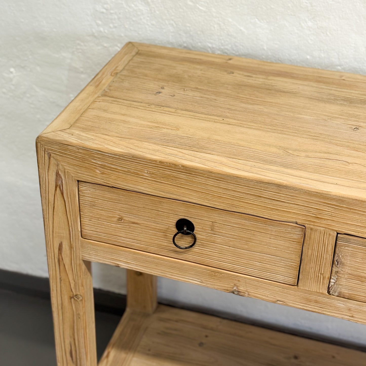 6 Drawer Table with Shelf