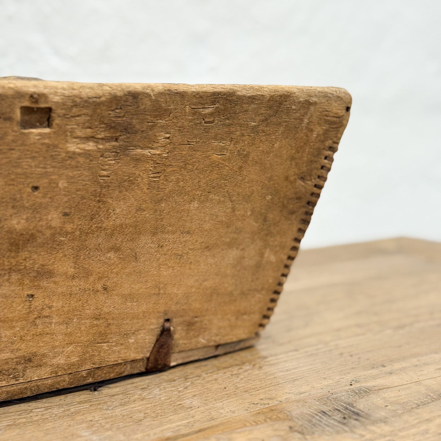 Handled Timber Vegetable Bucket