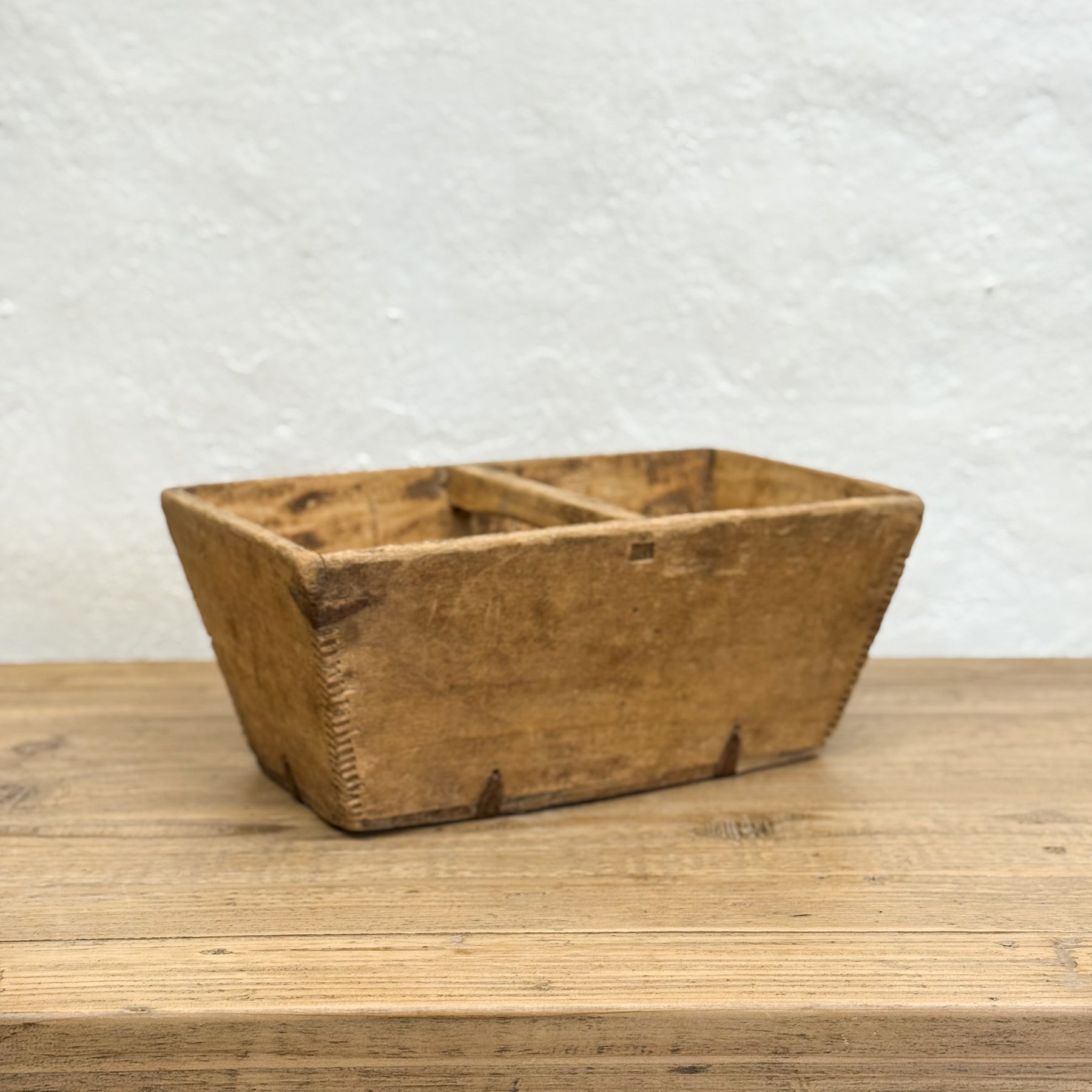 Handled Timber Vegetable Bucket