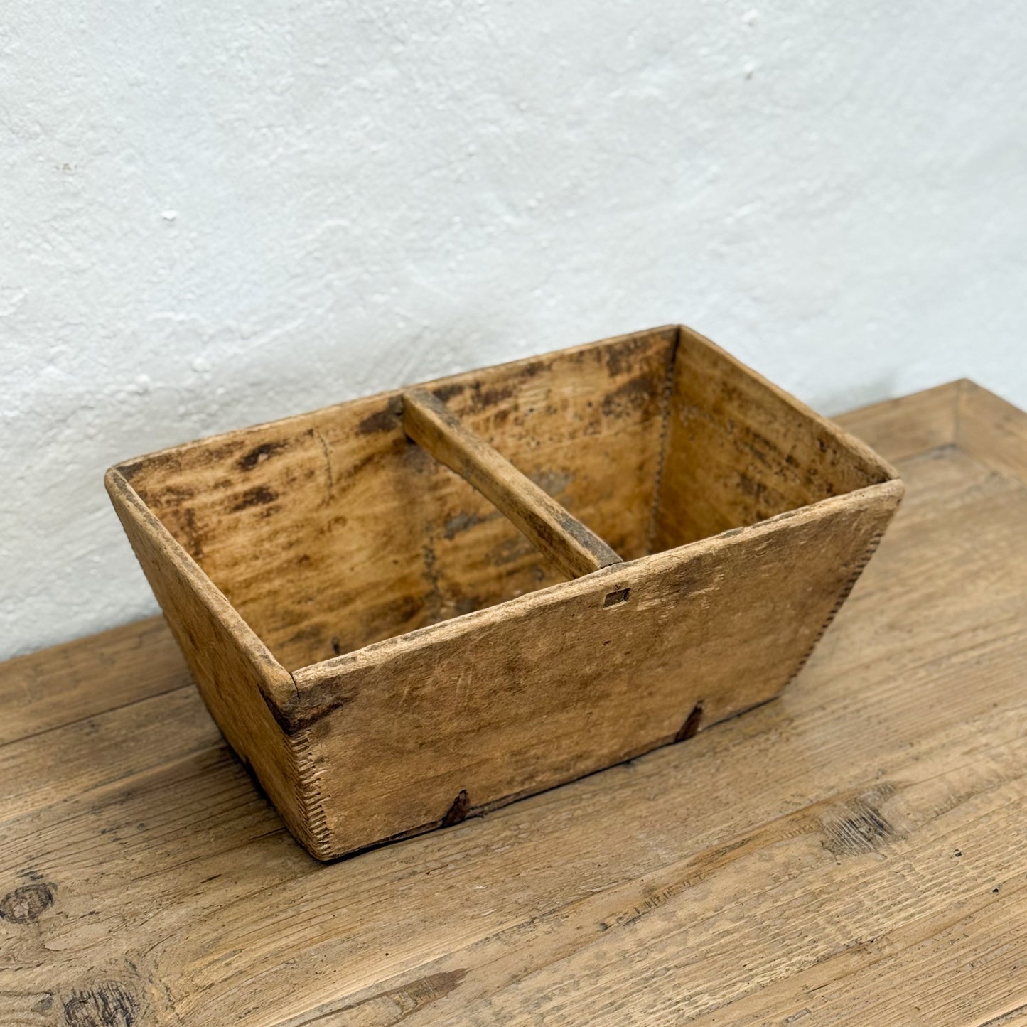 Handled Timber Vegetable Bucket