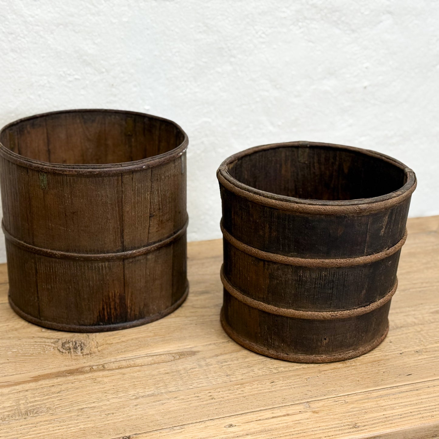Vintage Storage Buckets