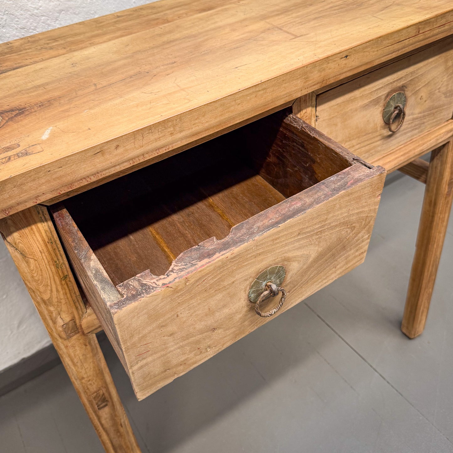 2 Drawer Elm Table II