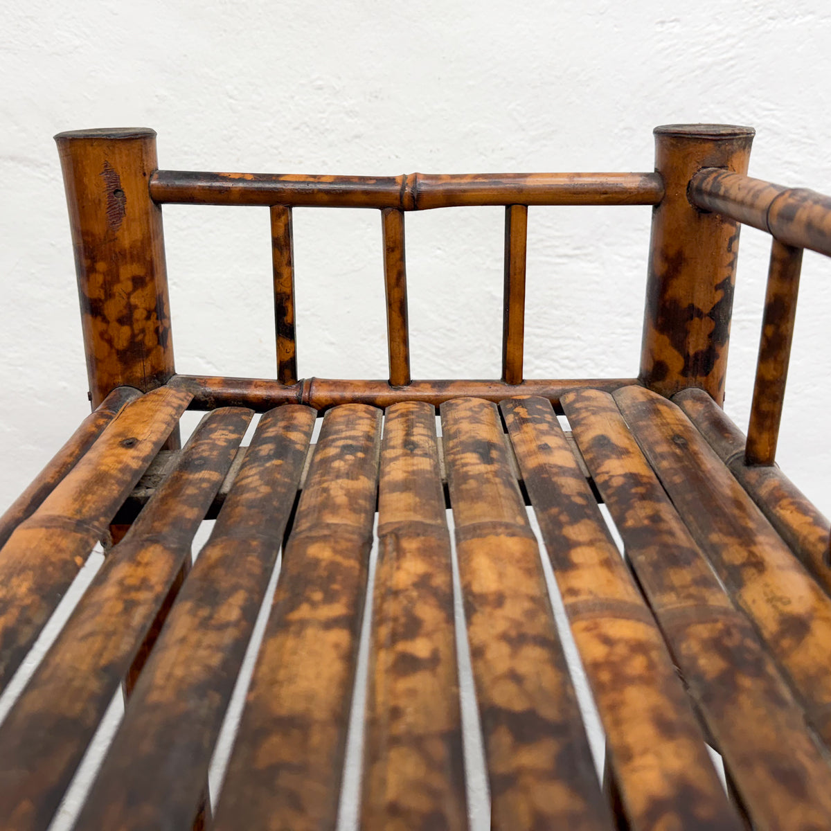 Vintage Bamboo Book Shelf
