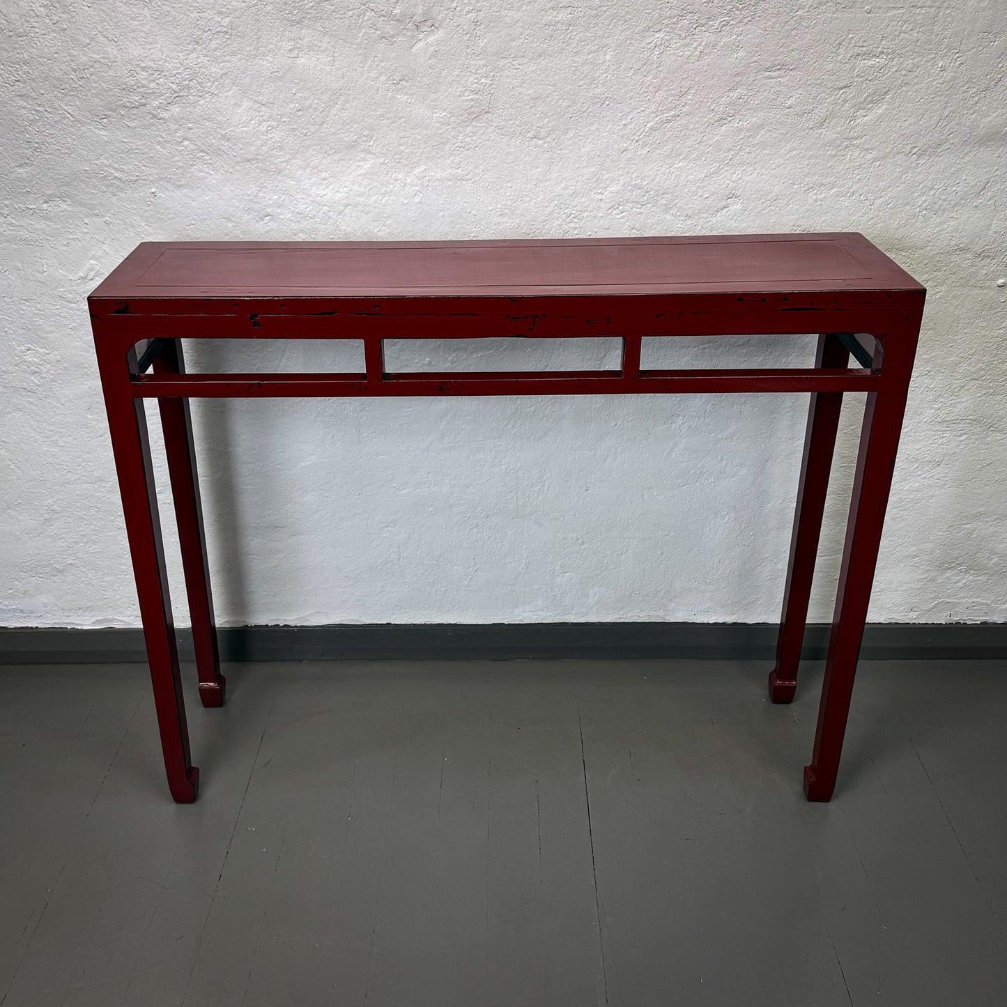 Red Lacquer Console