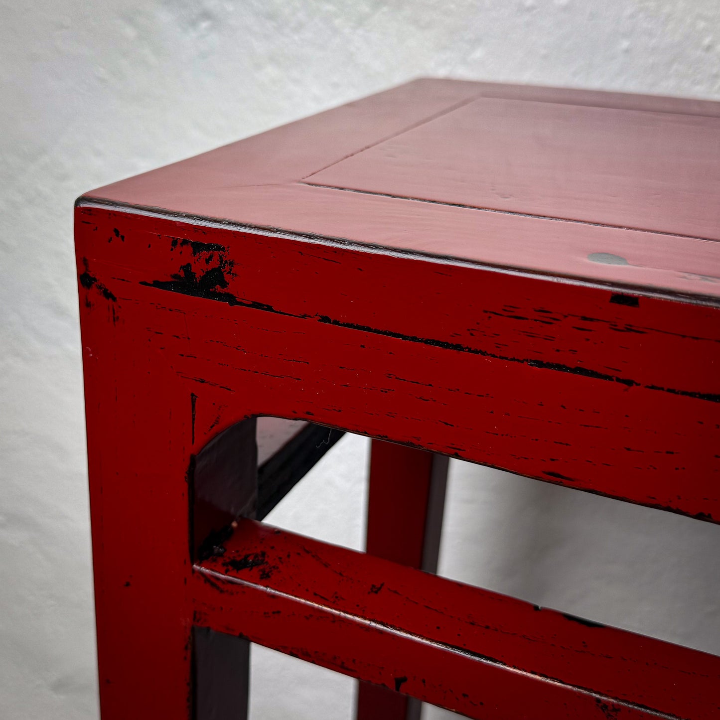 Red Lacquer Console