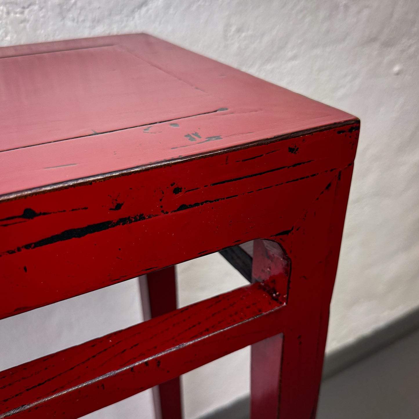Red Lacquer Console