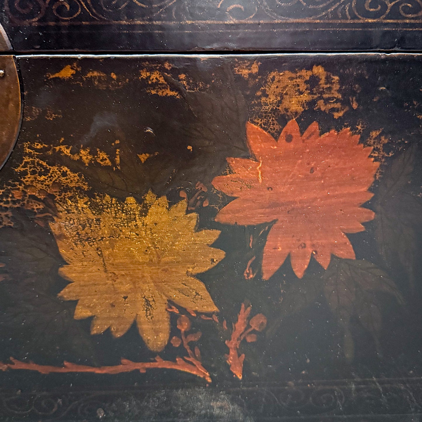 Hand Painted Trunk