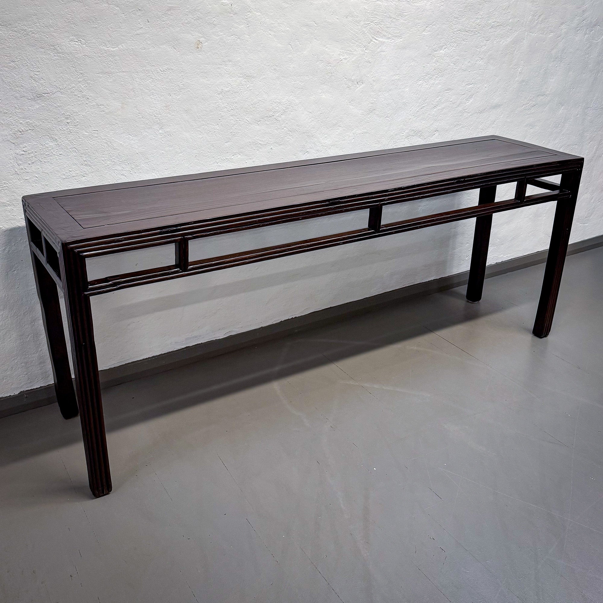 Brown Wooden Console