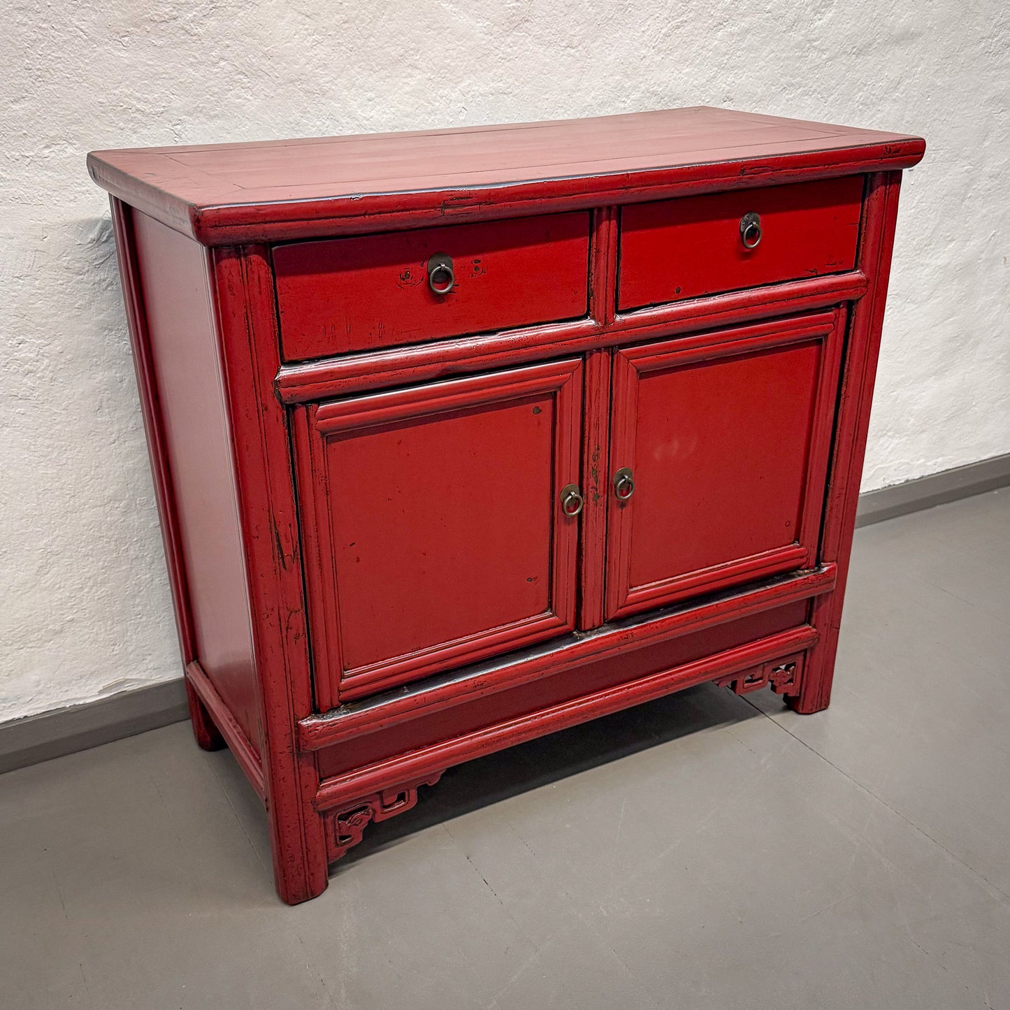 Red Lacquer Cabinet