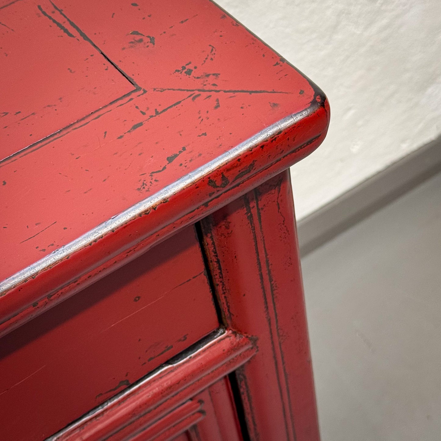 Red Lacquer Cabinet
