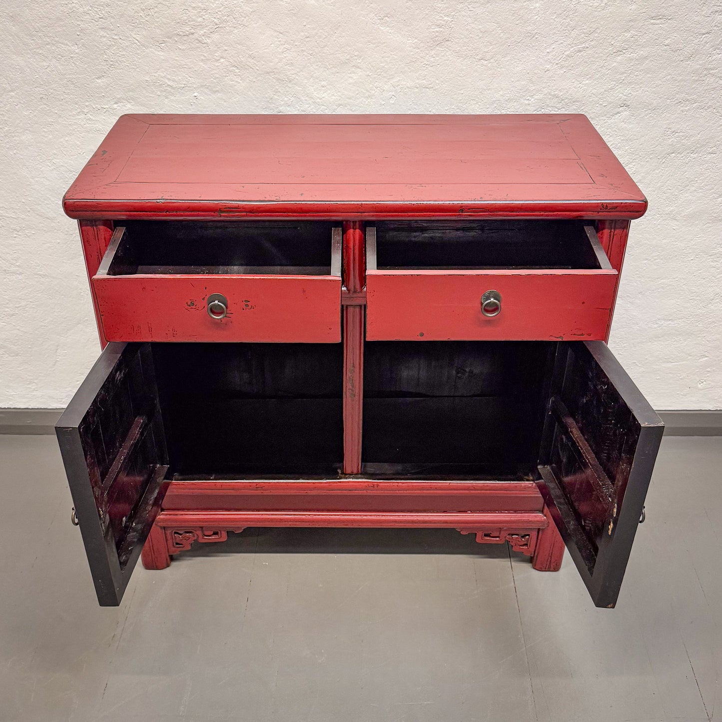 Red Lacquer Cabinet