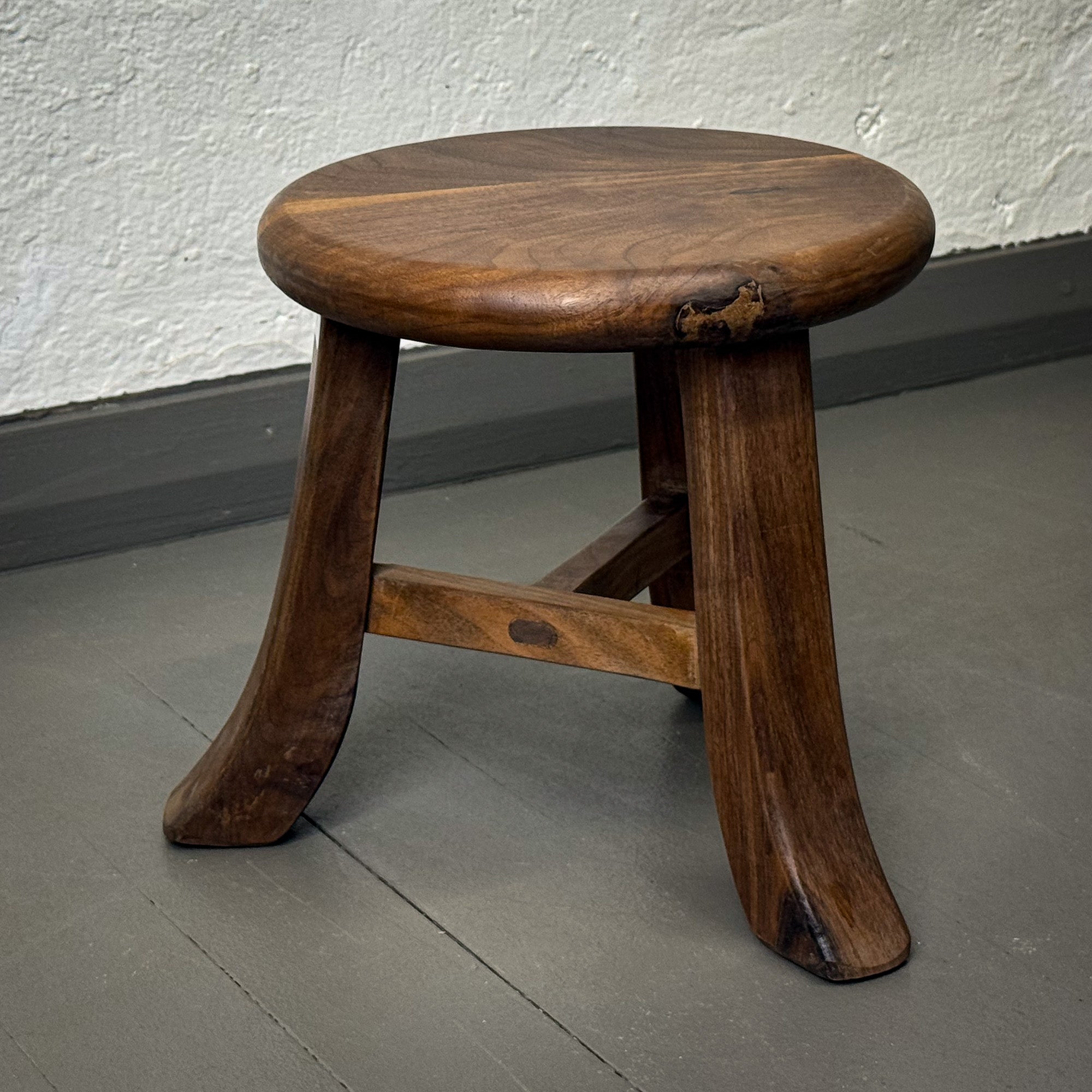 Small 3 Legged Wooden Stool