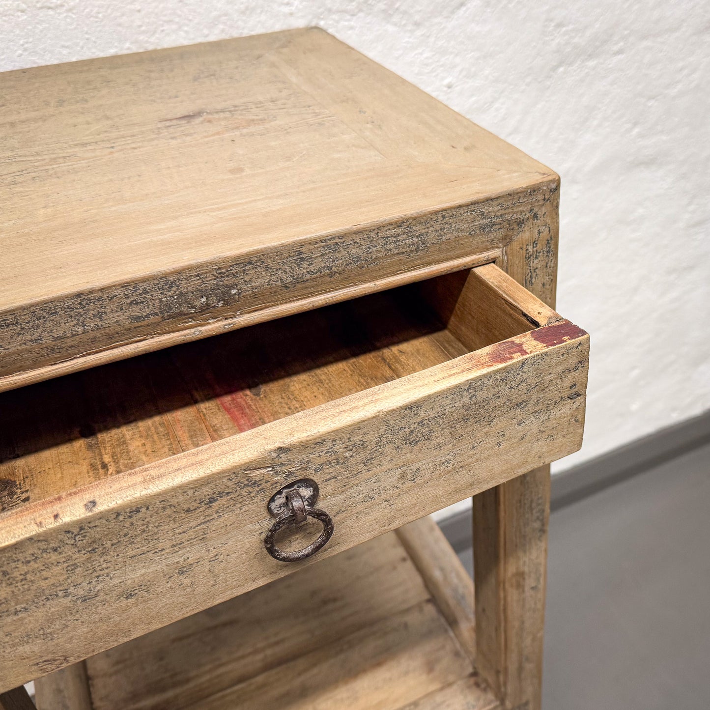 Vintage Elm Vase Table II