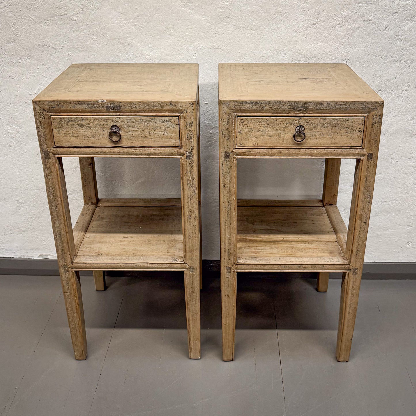 Vintage Elm Vase Table II