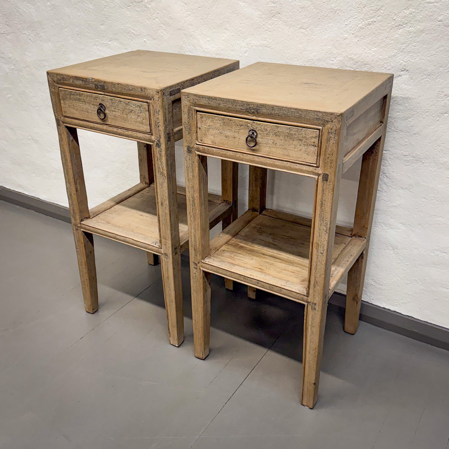 Vintage Elm Vase Table II