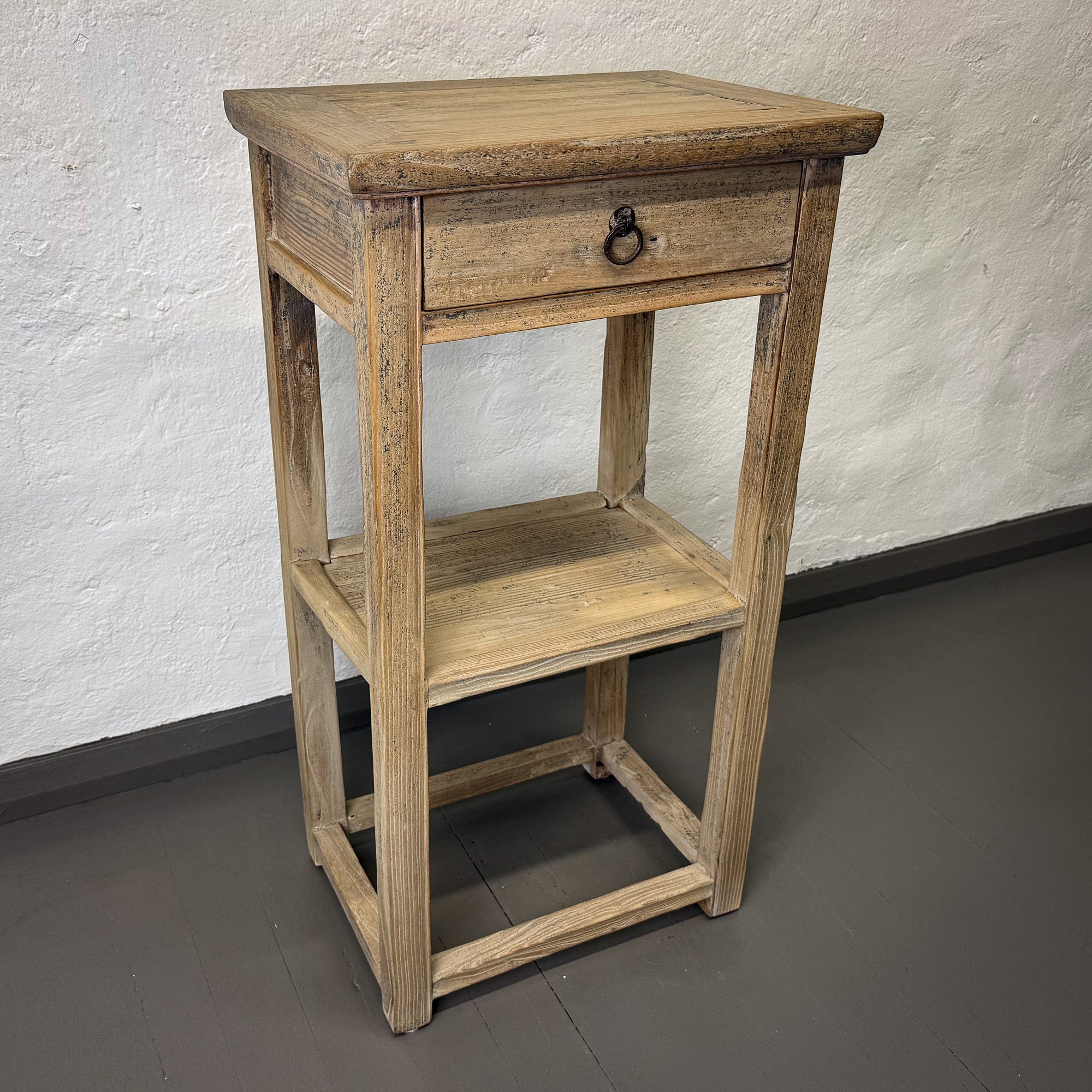 Vintage Elm Vase Table III