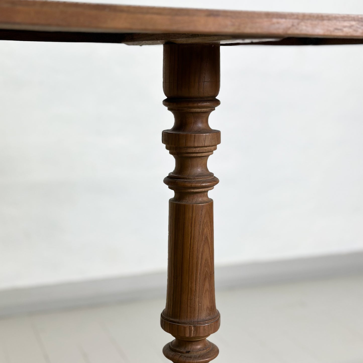 Vintage Pedestal Rectangular Table