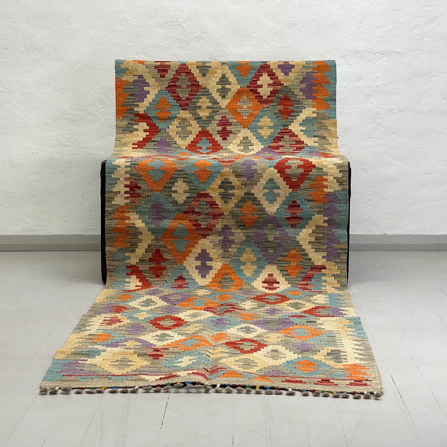 Vintage Tribal Kilim Runner Rug VI