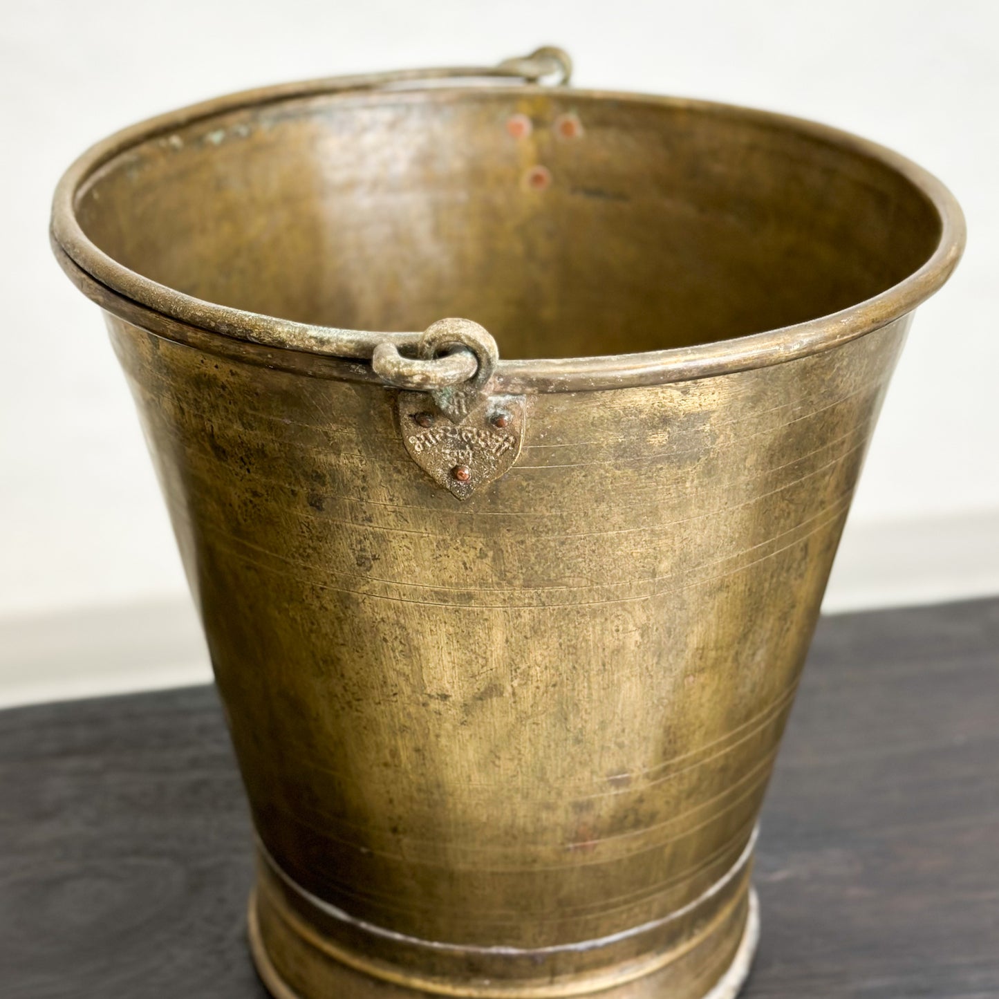 Vintage Brass Bucket