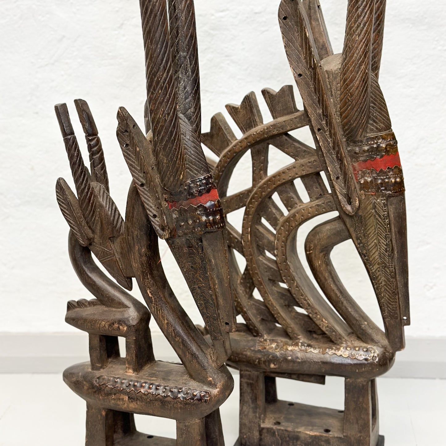 Bambara Chiwara Headdress Pair - Mali