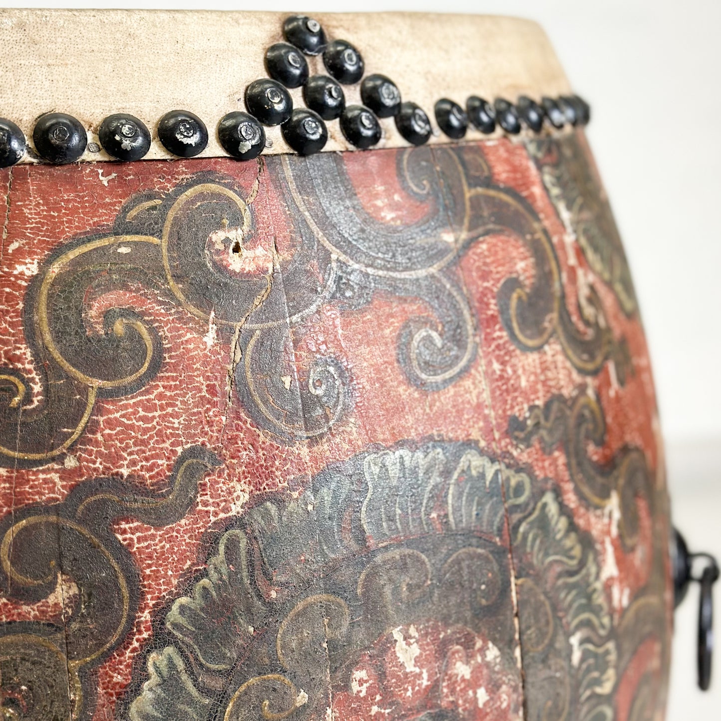 Antique Qing Dynasty Drum