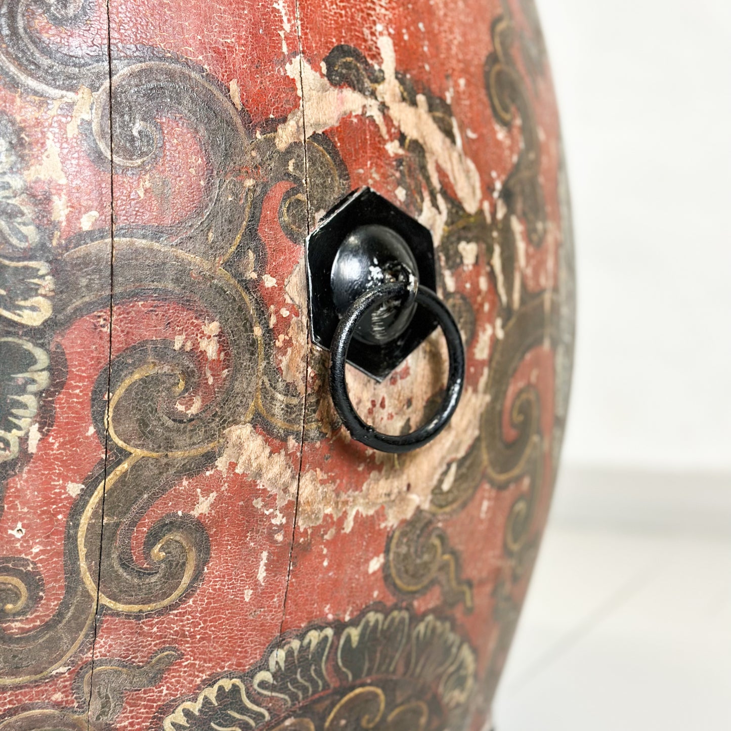 Antique Qing Dynasty Drum