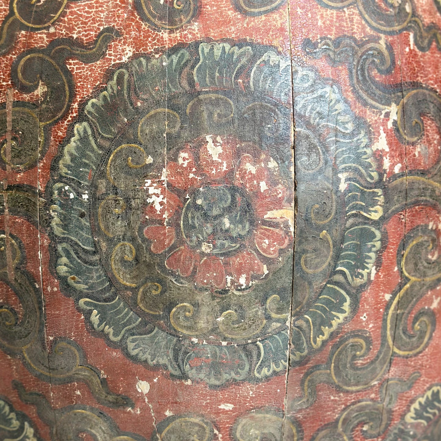 Antique Qing Dynasty Drum