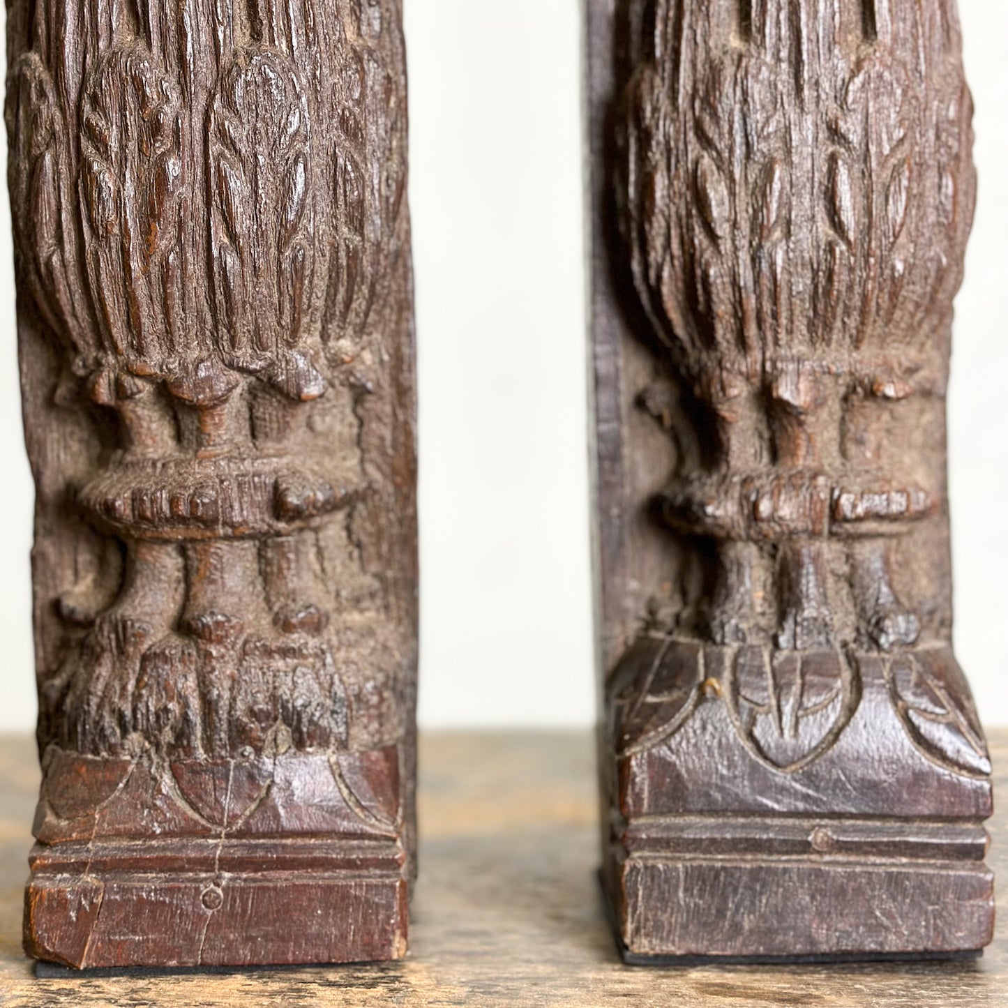 Carved Leg Candle Stand