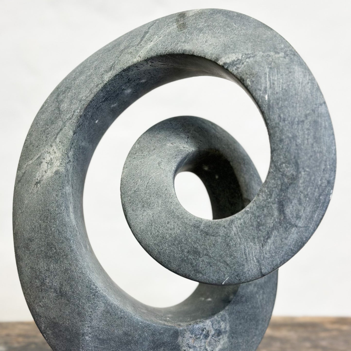 'Circles’ Carved Soapstone Sculpture - Zimbabwe