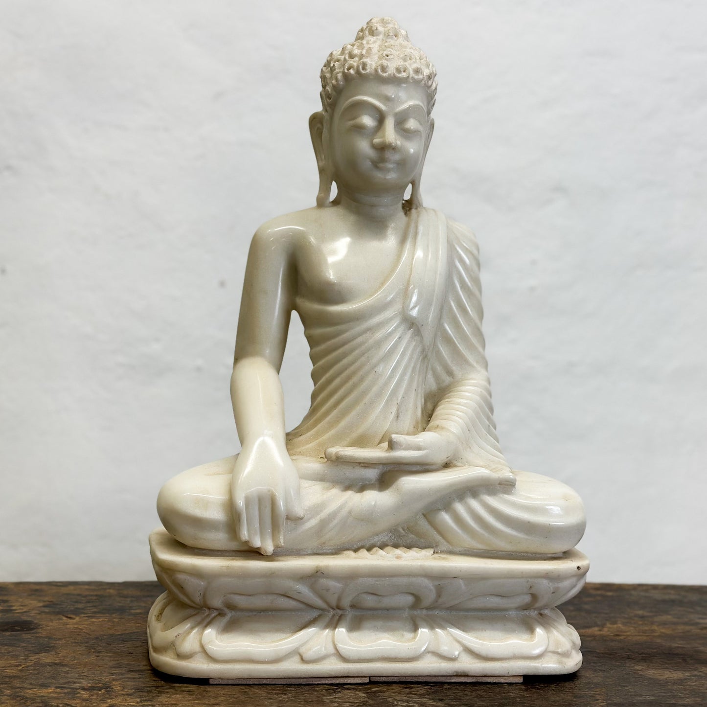 Meditating Marble Buddha